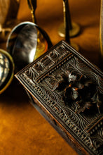 Load image into Gallery viewer, Rectangular Carved, Black Forest Box with Key, Late 19th Century