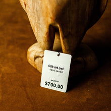 Load image into Gallery viewer, Hand Carved Folk Art Owl