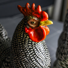 Load image into Gallery viewer, Vintage Majolica Hen & Rooster Pair