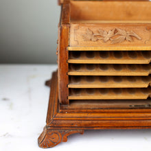 Load image into Gallery viewer, German Black Forest Carved Cigar Box, 1880s