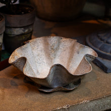 Load image into Gallery viewer, Galvanized Handkerchief Pot w/ Saucer