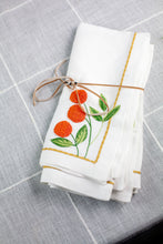 Load image into Gallery viewer, Orange Blossom Napkins, Set of 4