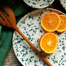 Load image into Gallery viewer, Splatterware Dinner Plates,Set of 4, in Color Nettle
