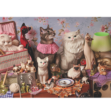 Load image into Gallery viewer, Cat Person Piecework Puzzle
