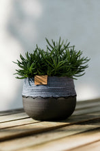 Load image into Gallery viewer, Ceramic and Cotton Rope Cachepots