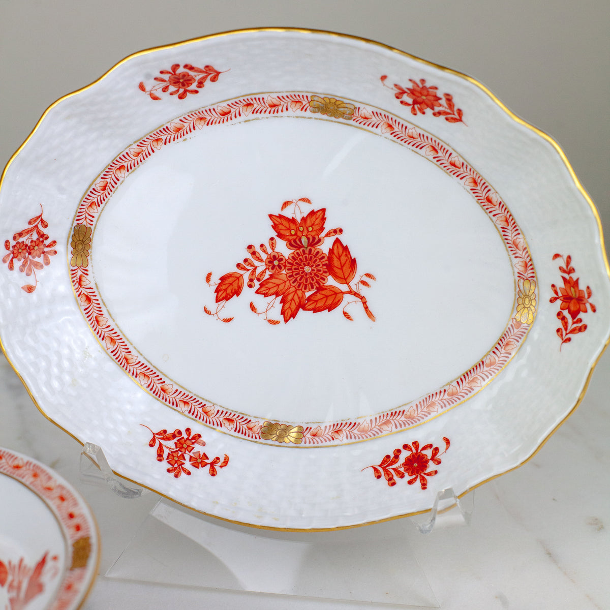 Herend Hungary Porcelain Oval Dish – fleurdetroit