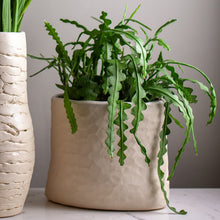 Load image into Gallery viewer, Handmade Porcelain Coil Oval Vase