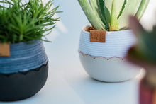 Load image into Gallery viewer, Ceramic and Cotton Rope Cachepots