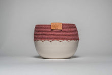 Load image into Gallery viewer, Ceramic and Cotton Rope Cachepots
