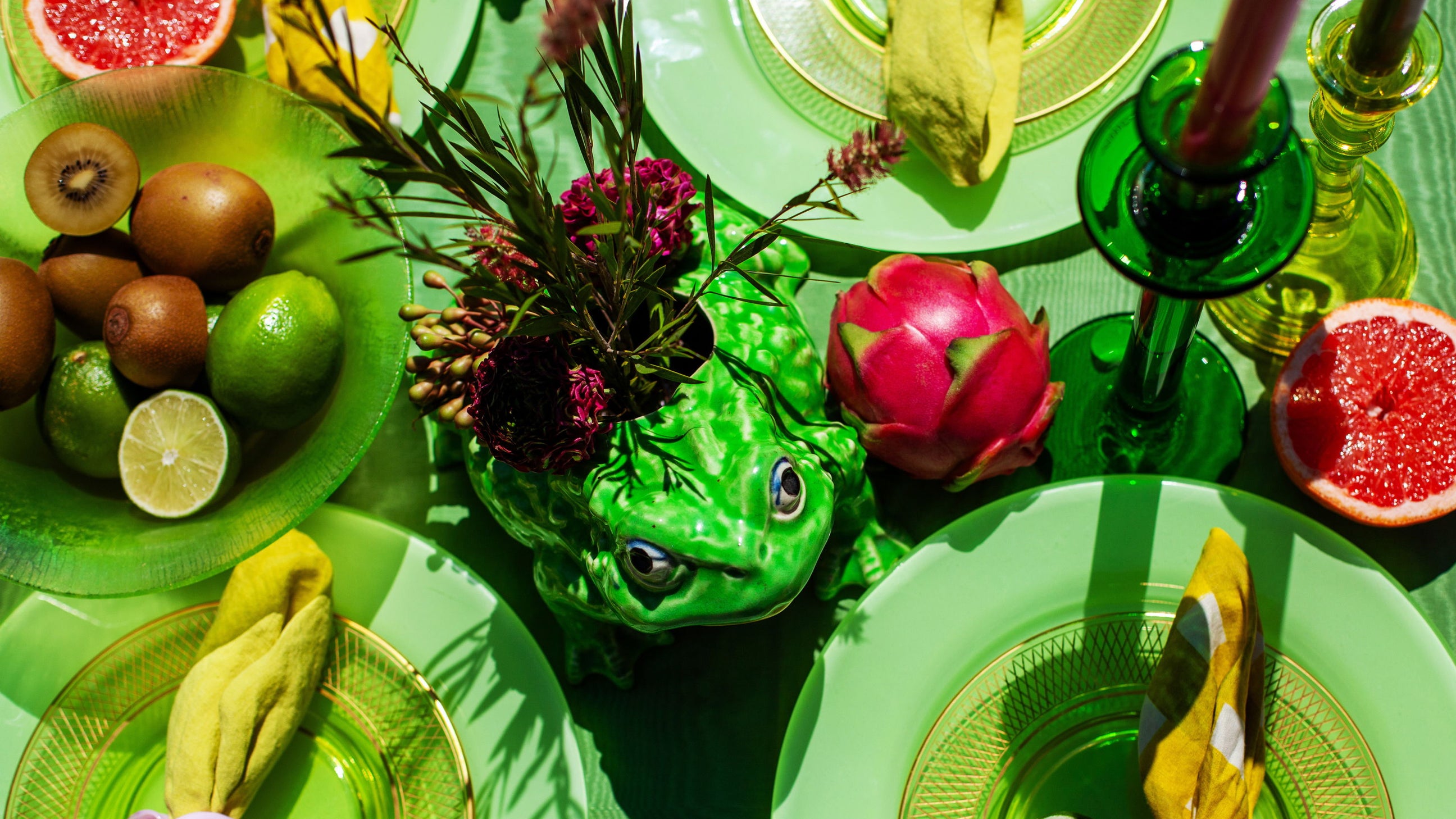 Citrus-Inspired Summer Table Design