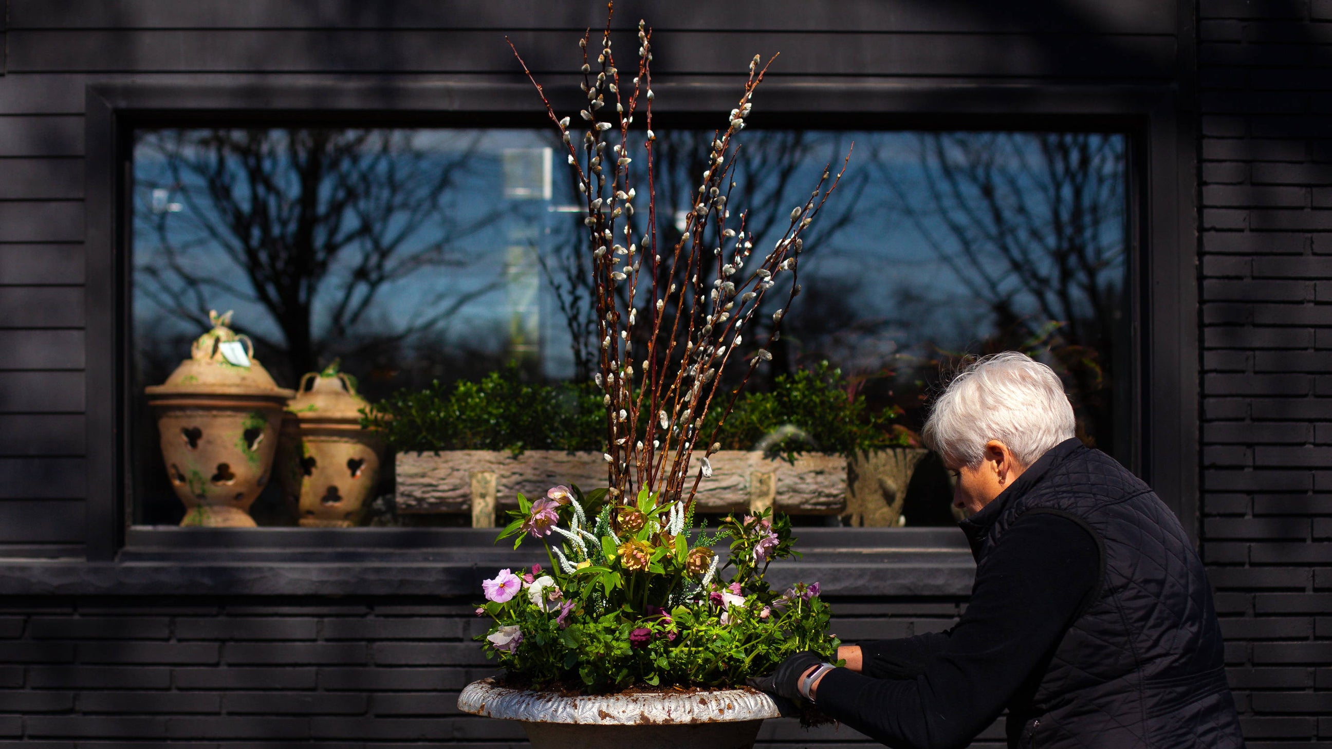 Planting with Pansies—Spring Containers