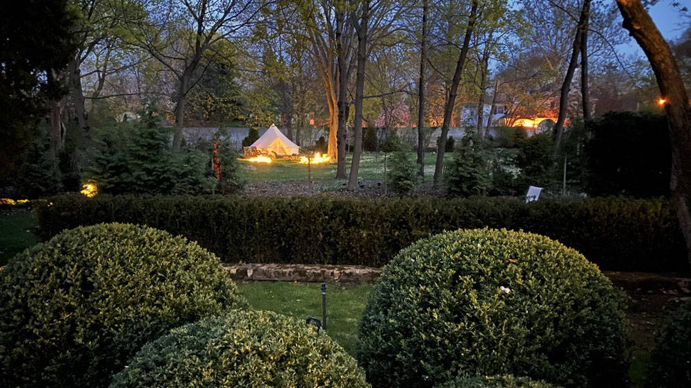 Glamping in Grosse Pointe Park