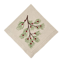 Load image into Gallery viewer, Flax Juniper Berry Napkin by Deborah Rhodes, Set of 4

