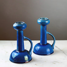 Load image into Gallery viewer, Pair of Japanese Vintage Candlesticks with Handle
