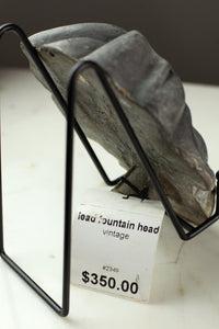 Vintage Lead Fountain Head