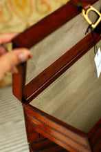 Load image into Gallery viewer, Brown Leather Suede Lined Nesting Boxes
