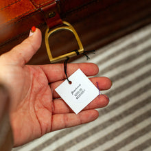 Load image into Gallery viewer, Brown Leather Suede Lined Nesting Boxes
