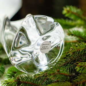 Simon Pearce Spiral 4-Sided Glass Tree, 12"