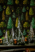 Load image into Gallery viewer, Simon Pearce 5-Sided Glass Evergreen Tree, 14&quot;
