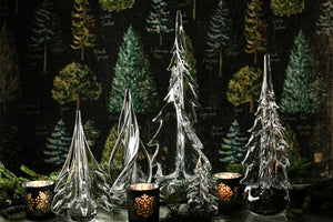 Simon Pearce Spruce Glass Evergreen Tree, 10"