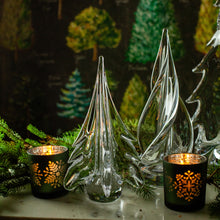 Load image into Gallery viewer, Simon Pearce Spruce Glass Evergreen Tree, 10&quot;
