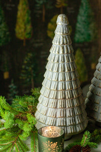 Silver Norway Tree, 15"