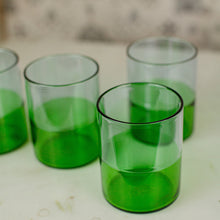 Load image into Gallery viewer, Fazeek Two Tone Lilac and Green Glasses, Set of 4
