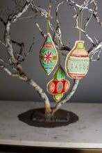 Load image into Gallery viewer, Cotton Beaded Ornaments, set of 3
