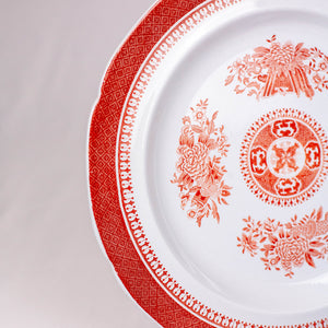 Spode Fitzhugh Red Dinner Plates, Set Of 12