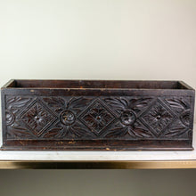 Load image into Gallery viewer, English Carved Wood Trough, Vintage
