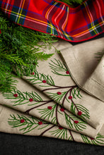 Load image into Gallery viewer, Flax Juniper Berry Napkin by Deborah Rhodes, Set of 4
