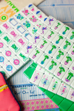 Load image into Gallery viewer, Mahjong Set, Palm Paradise/Sunset
