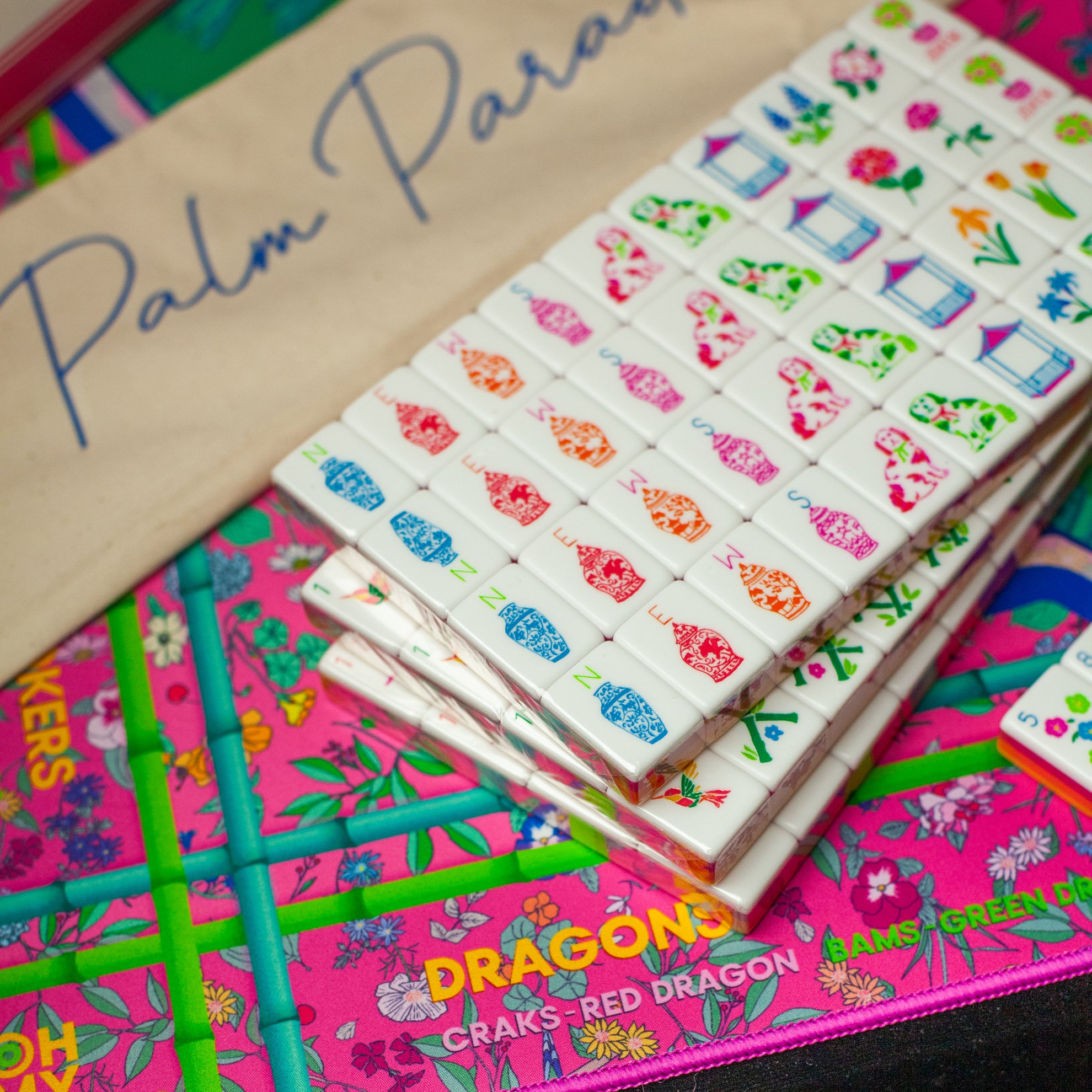 Mahjong Set, Enchanted/Jasmine