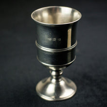 Load image into Gallery viewer, Arno Footed Pewter Goblet, Handcrafted in Italy
