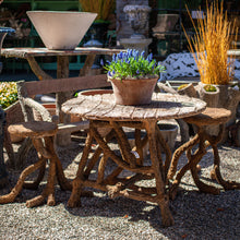 Load image into Gallery viewer, Vintage Cast Iron and Marble Bistro Table
