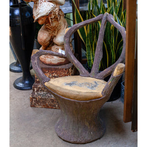 Faux Bois Chairs, Set of 4, Belgium