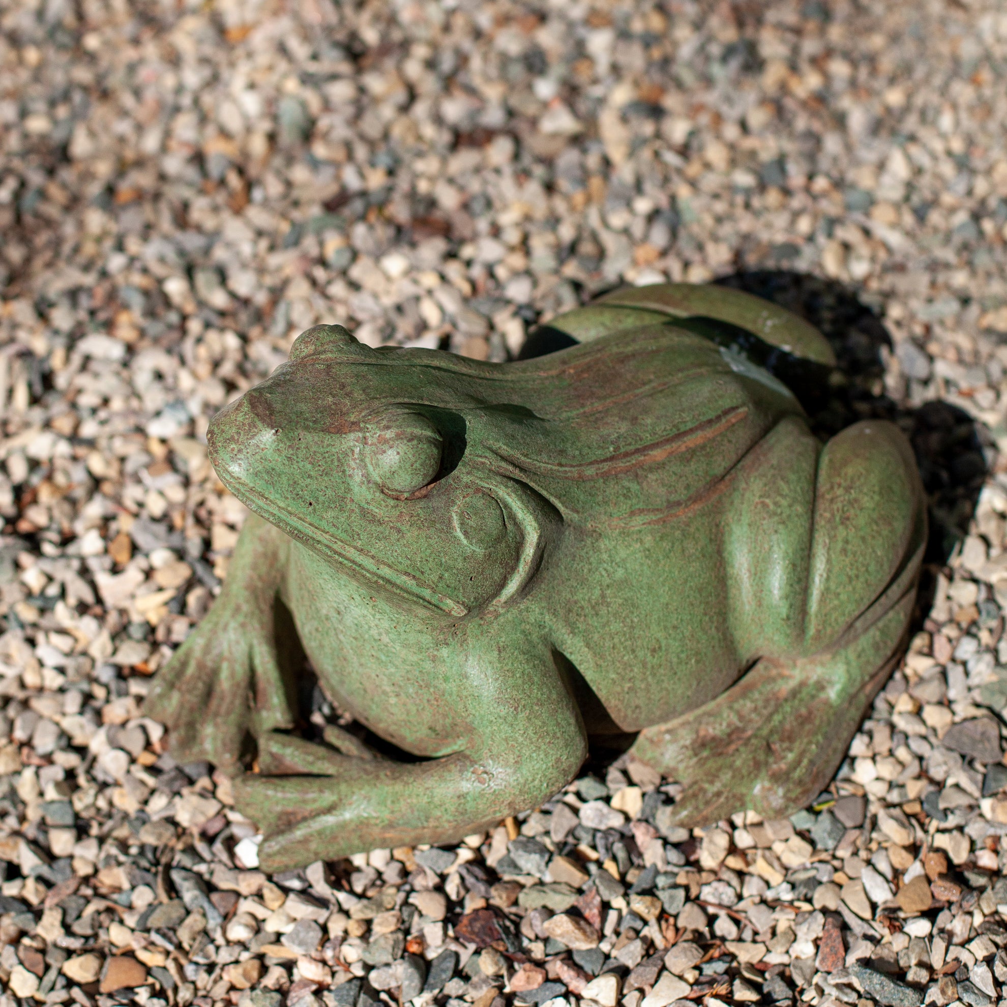 Cast Stone Woodland Frog