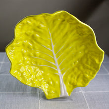 Load image into Gallery viewer, Portuguese Secla Yellow Cabbageware Bowl

