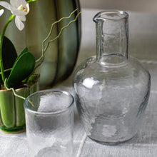 Load image into Gallery viewer, Pebble Glass Beside Carafe
