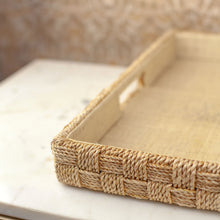 Load image into Gallery viewer, Abaca Rope Serving Tray
