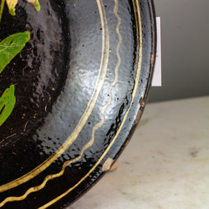 Alsace yelloware floral plate