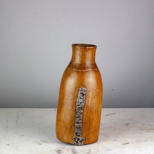 Vintage Wood Milk Jug - Visible Mending