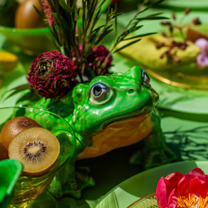 Vintage Japanese Frog Planter