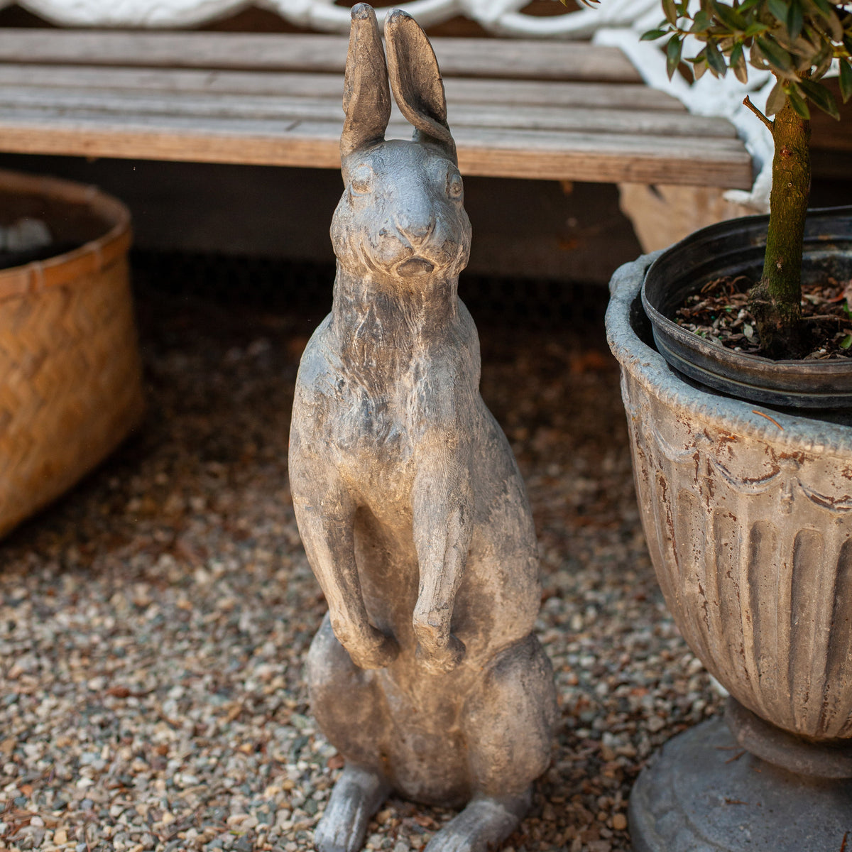 English H. Crowther LTD Lead Rabbit, 20th C. – fleurdetroit