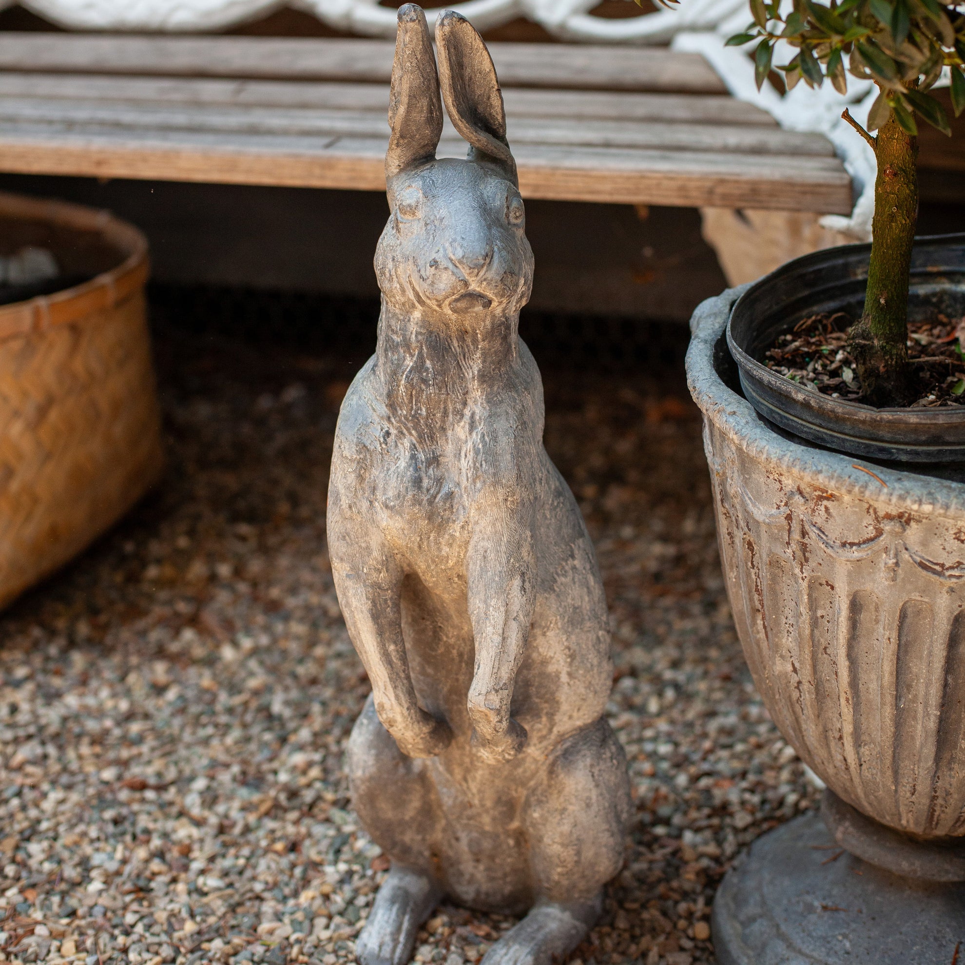 English H. Crowther LTD Lead Rabbit, 20th C.
