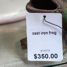 Load image into Gallery viewer, Cast Iron Frog
