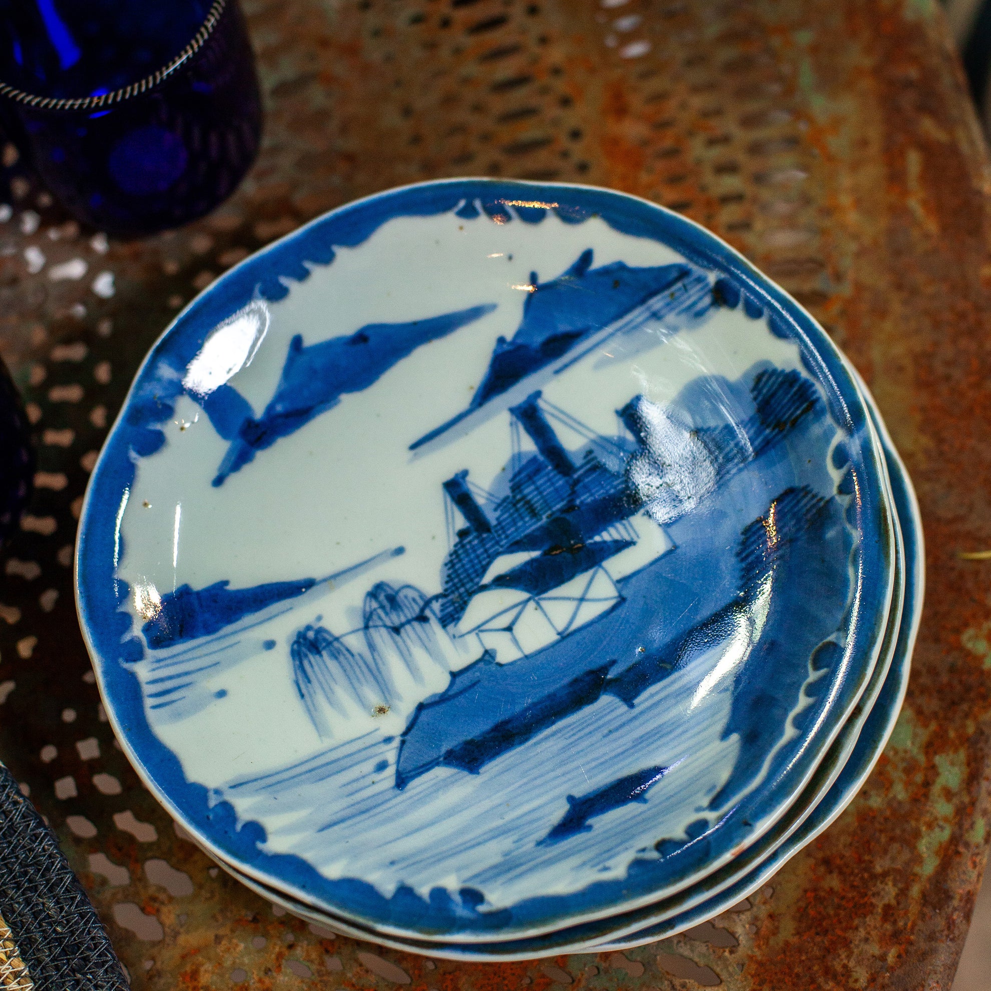 East Asia Plates, Set of 4