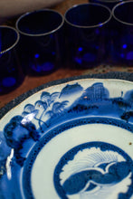 Load image into Gallery viewer, East Asia Coupe Plate, Blue and White
