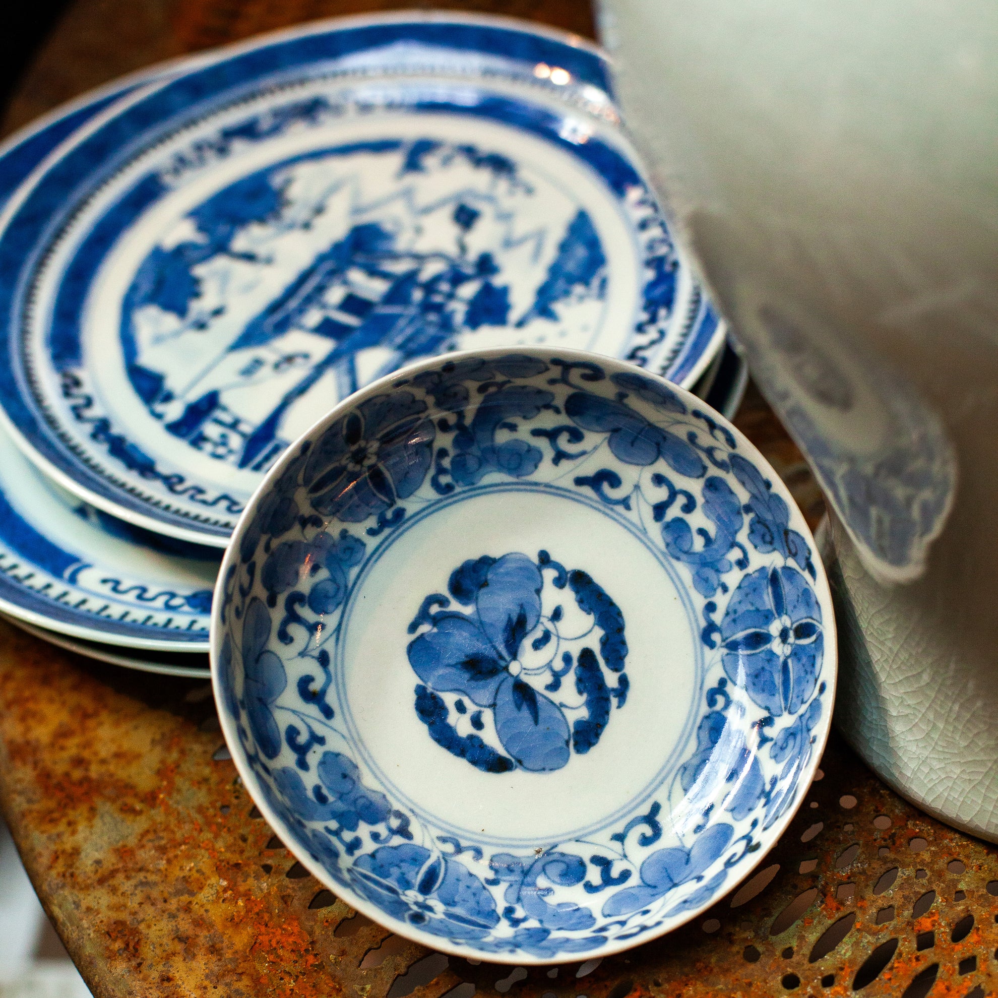 East Asia Bowl, Blue and White, 5.5