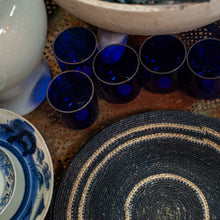 Load image into Gallery viewer, Navy Woven Seagrass Placemats
